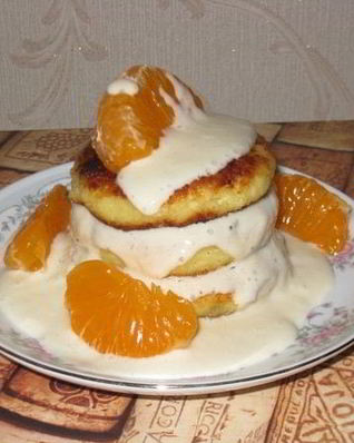 Сырники с изюмом и курагой