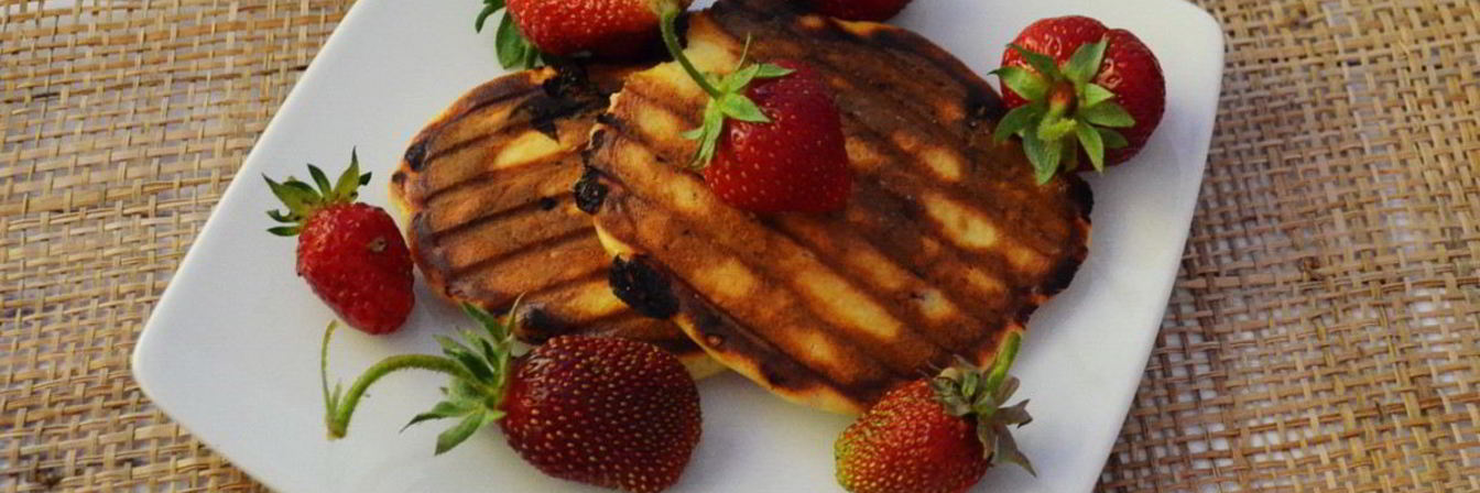 Сырники с клубникой