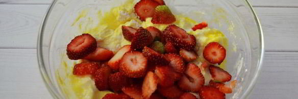 сырники с клубникой