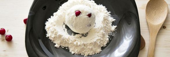 сырники с клюквой