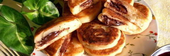 сырники с шоколадным вулканчиком — праздничный завтрак