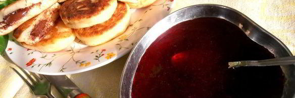 сырники с шоколадным вулканчиком — праздничный завтрак