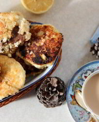 Сырники с шоколадом и мандаринами