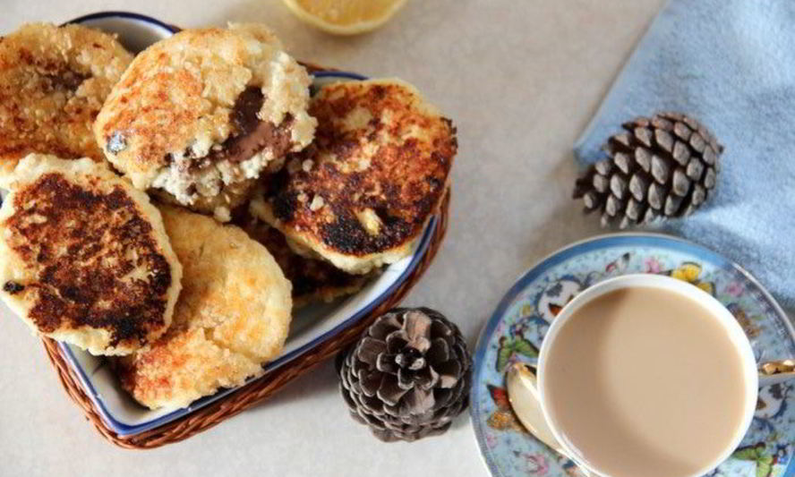 Рецепт сырников с шоколадом и мандаринами