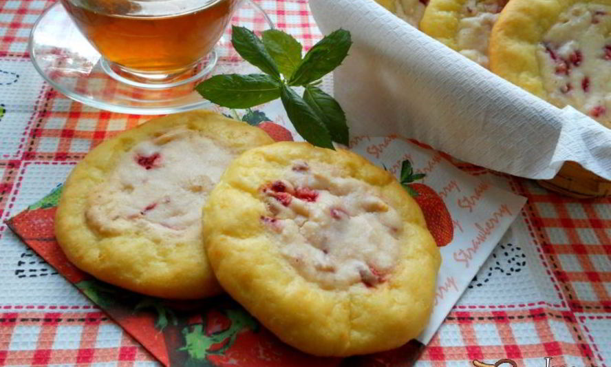 Рецепт сырников с творожным кремом в духовке