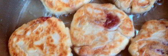 сырники с вишней и шоколадом