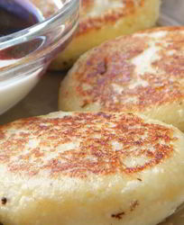 Сырники с яблоками