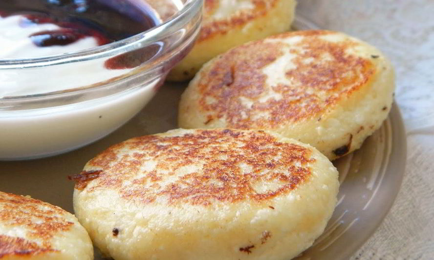 Рецепт сырников с яблоками