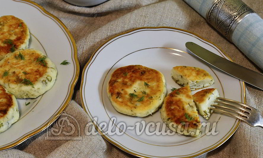 Рецепт сырников с зеленью