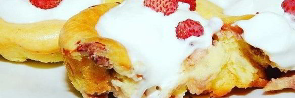 сырники с земляникой в духовке