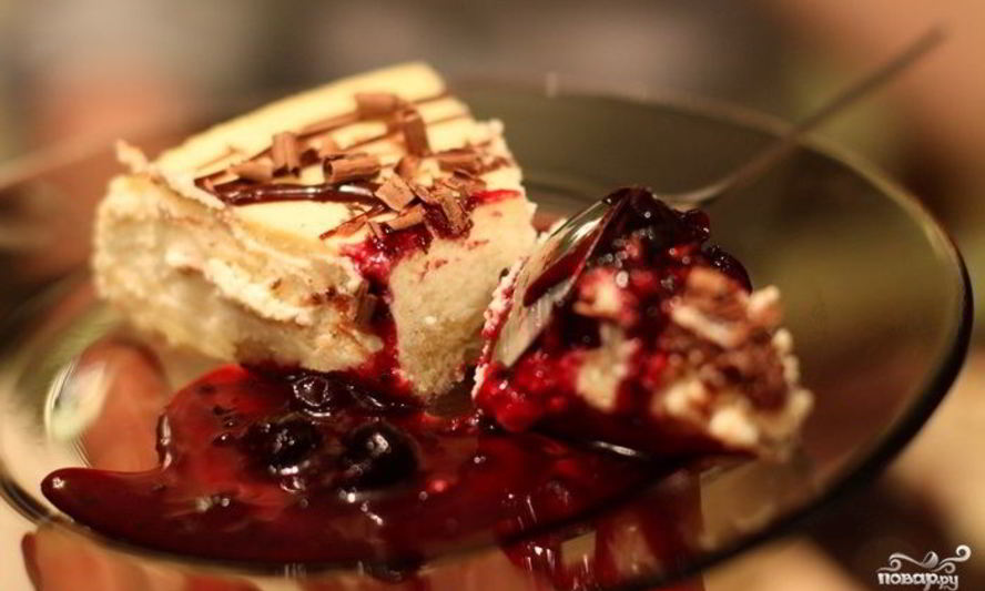 Рецепт творожника со взбитыми сливками и ванилью