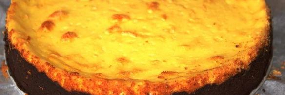 воздушный творожник на шоколадной основе