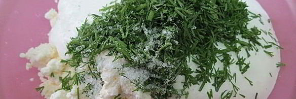 воздушные сырники с укропом в духовке