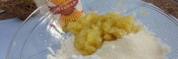 яблочные сырники