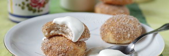 запеченные сырники с цельнозерновой мукой