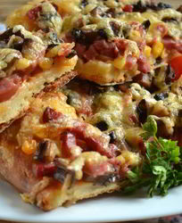 Бездрожжевое тесто для пиццы на молоке