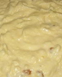 Бисквитное тесто с творогом