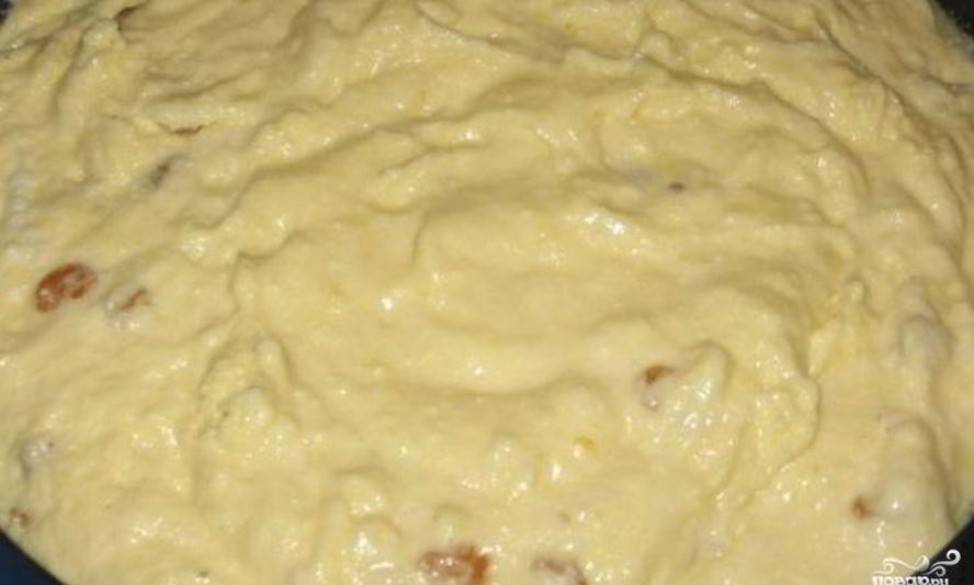 Рецепт бисквитного теста с творогом