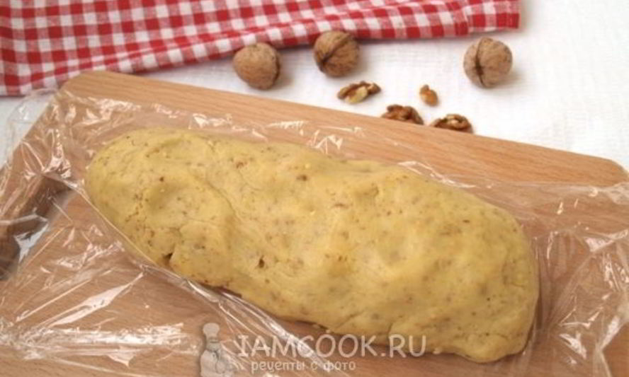 Рецепт песочного орехового теста