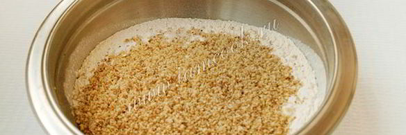 песочное ореховое тесто