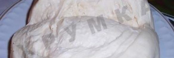 пресное тесто для пирожков и ватрушек на кефире без дрожжей