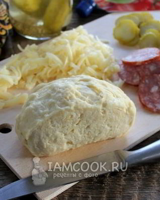 Пресное тесто для пиццы
