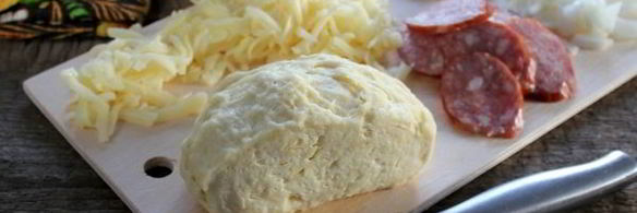 пресное тесто для пиццы