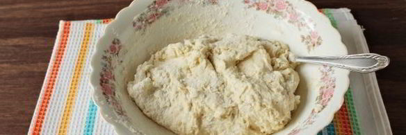 пресное тесто на кефире для пирожков