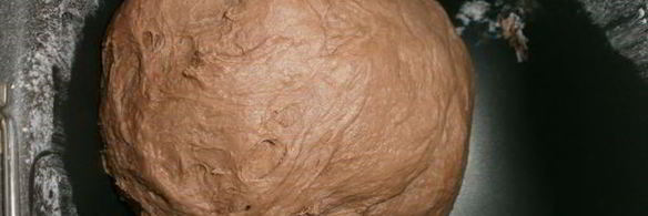 шоколадное дрожжевое тесто