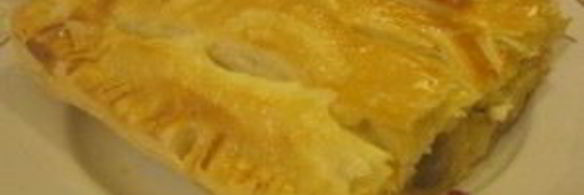 слоеное бездрожжевое тесто с капустой