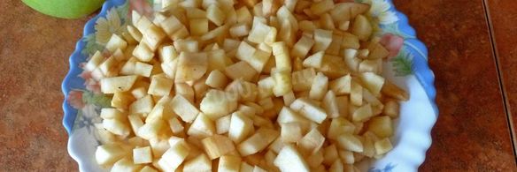 слоеное дрожжевое тесто с яблоками