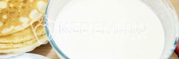 тесто для блинов на молоке