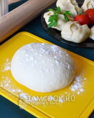 Тесто для мантов