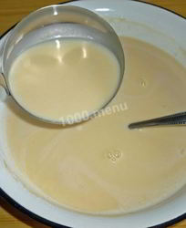 Тесто на блины на сыворотке