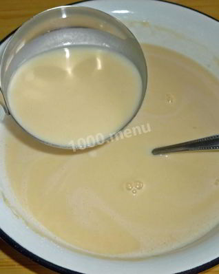 Тесто на блины на сыворотке