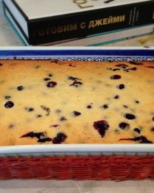 Творожное тесто с ягодами