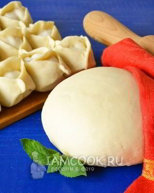 Заварное тесто для мантов