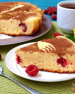 Бисквит на сковороде