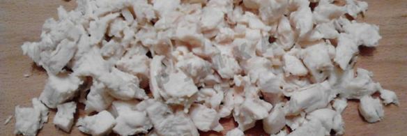 блинный торт с грибами и курицей