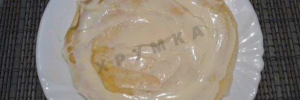 блинный торт с грибами и курицей