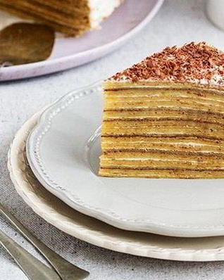 Блинный торт с маскарпоне