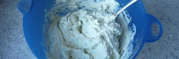 блинный торт с семгой, цукини и сливочным сыром