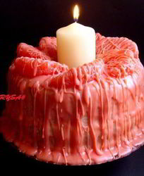 Блинный торт Свеча