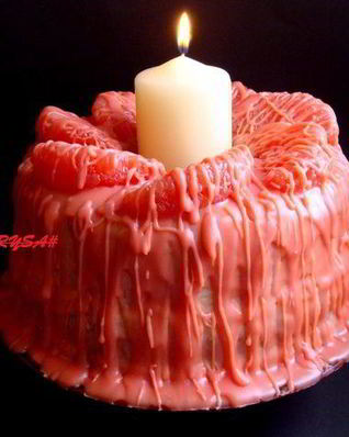 Блинный торт Свеча