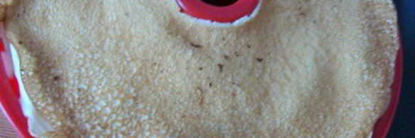 блинный торт свеча