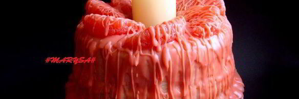 блинный торт свеча