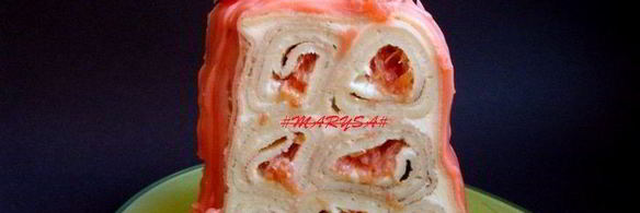 блинный торт свеча