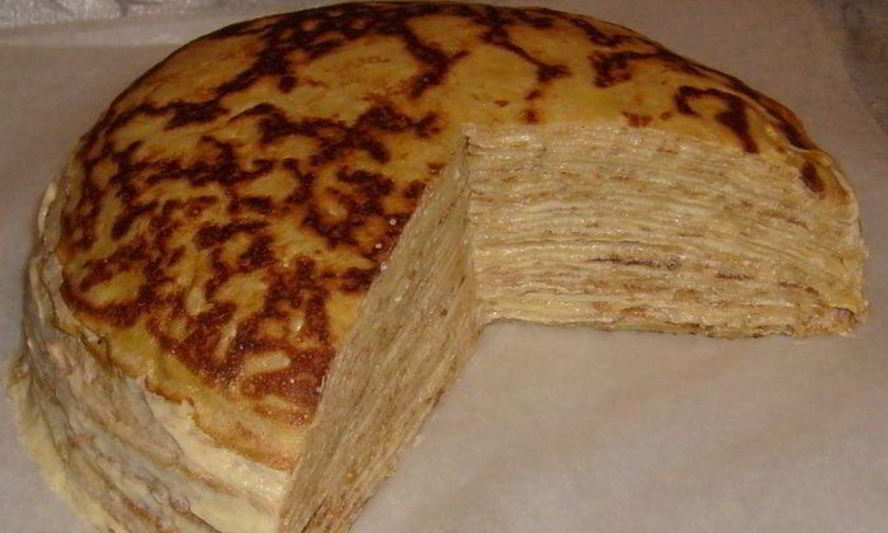 Рецепт блинного торта