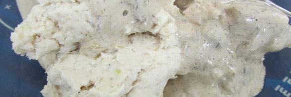 блинный тортик с грибным соусом