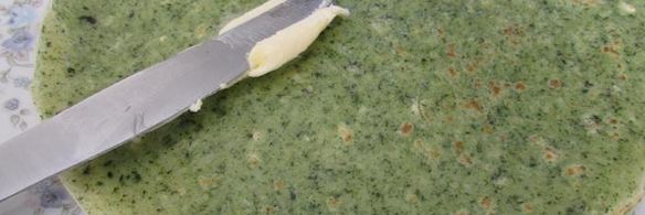 блинный тортик с грибным соусом